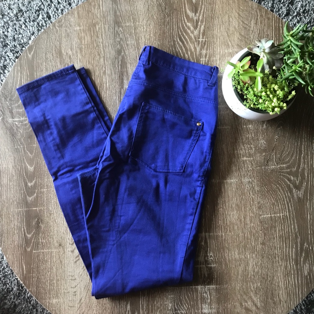 H&M purple skinny pants